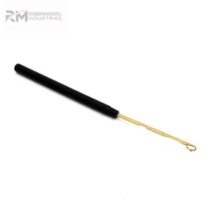Kit d'outils de pose d'extensions capillaires RMI haut de gamme, en acier inoxydable, avec pointe en plasma dorée et pinces noires thermolaquées, ensemble de 4 outils pour usage domestique - Product Image 5