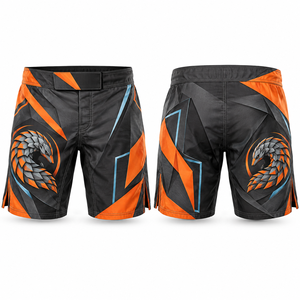 Pantalones Cortos de MMA para Torneo, Ropa de Competición, Corte Regular, Agilidad, Producción ODM Personalizada, para Lucha en Jaula, Cintura Resistente, Modernos - Product Image 3