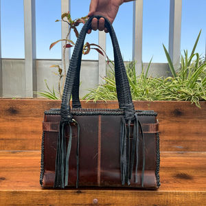 ODM OEM nuevos bolsos de mano con flecos de piel de vaca auténtica de alta calidad, superventas, bolsos de hombro, elegante bolso de lujo para mujer - Product Image 5