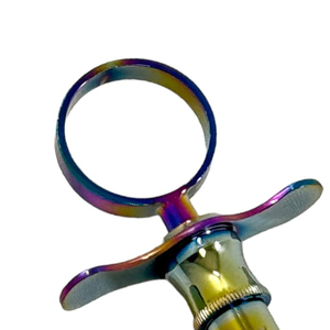 Seringue aspirante pliable en acier inoxydable de qualité supérieure pour instruments chirurgicaux dentaires, 2,2 ml, certifiée CE, marque Britton, manuelle - Product Image 4