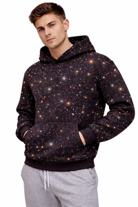 Sweat à capuche personnalisé de haute qualité entièrement orné de strass, en molleton épais, style Y2K streetwear, coupe classique, faible MOQ, sweat à capuche vierge pour homme - Product Image 4