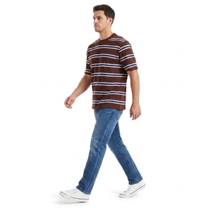 Casual <b>Striped</b> <b>T</b>-<b>Shirt</b> Crew Neck Short Sleeve Soft Lightweight Breathable Everyday Streetwear Comfortable Relaxed Regular Fit - Product Image 1
