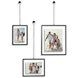 Customized Metal & Glass Photo <b>Frame</b> with Chain Hanging <b>Wall</b> Decor for Home Decoration Glass Picture <b>Frame</b> - Product Image 2