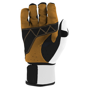 Gants de frappe de baseball pour adultes en cuir véritable noir, séchage rapide, respirants, durables, haute qualité, entraînement, gauche/droite, logo personnalisé - Product Image 2