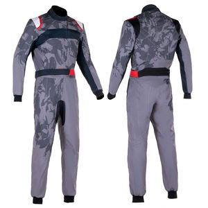 Combinaison de Karting Personnalisable Unisexe pour Adultes, Résistante à l'Eau et au Vent, Grande Taille, Respirante, en Tissu Polyester/Nylon, Sublimation - Product Image 5
