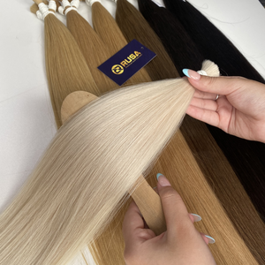 Extensiones de Cabello Humano Virgen Liso Rusahair, Color Claro, Cabello Vietnamita a Granel, Mechones de Una Sola Capa con Puntas Completas para Salón - Product Image 2