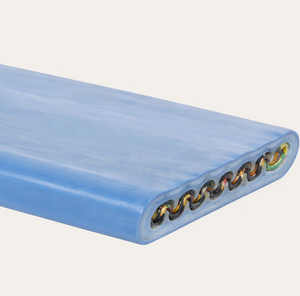 750V Festoon Flat Cable 16 AWG GI Material Alta flexibilidad para elevadores Aplicaciones industriales - Product Image 1