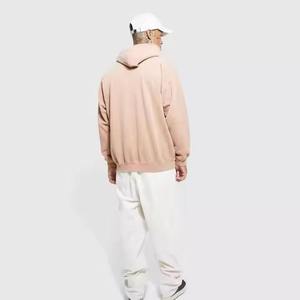 Sweat-shirts d'hiver de qualité supérieure couleur pêche pour hommes, style actuel, manches longues, sweat-shirt en coton mélangé pour hommes - Product Image 4