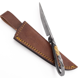 Cuchillos de Chef Japoneses Profesionales de la Marca SHORT SIGN INDUSTRY, Acero con Alto Contenido de Carbono, Mango de Cuero, Ecológicos, Multifuncionales, para Camping - Product Image 5