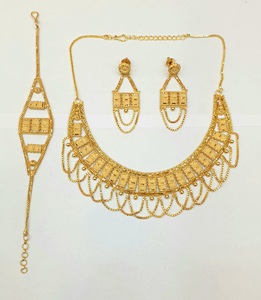 Juego de Gargantillas Pequeñas de Latón Chapado en Oro de 24K, Elegante, Lujoso, Clásico, Regalo de Aniversario de Bodas, Compromiso, Moda para Mujer - Product Image 3