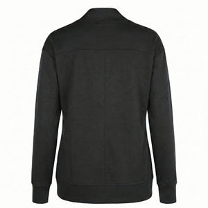 Blouse médicale personnalisable OEM pour femme, col en V, tissu extensible, poignets côtelés, coutures princesse, prix de gros - Product Image 3