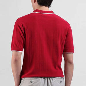 Chemises polo pour hommes, couleur unie, col rabattu personnalisé, entièrement respirantes et à séchage rapide - Product Image 2