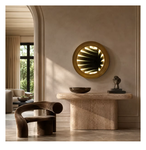 Vintage Decorative LED Bulb <b>Wall</b> <b>Mirror</b> For Luxury Modern Home Interior Living Room - Product Image 1
