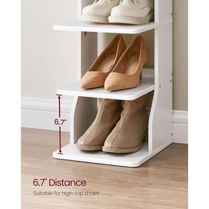 Organizzatore Salvaspazio per Scarpe con Ganci, Scaffale Angolare Sottile Impermeabile per Ingresso e Camera da Letto - Product Image 5