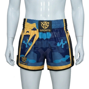 Pantalones Cortos de Entrenamiento de Muay Thai para Hombre de Alta Calidad ODM, 100% Poliéster Ecológico, Transpirables, de Secado Rápido, Ligeros y de Cintura Alta - Product Image 4