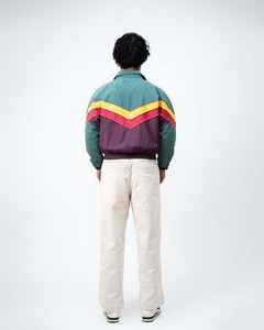 windbreaker retro sports colorblock green purple track anorak <b>jacket</b> windproof <b>waterproof</b> nylon coat outdoor Windbreaker <b>Jackets</b> - Product Image 5
