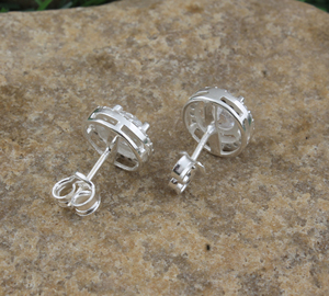 Pendientes Clásicos de Plata de Ley 925 con Baño de Plata Blanca para Mujer, Hipoalergénicos, Joyería de Lujo, Regalo para Fiesta - Product Image 3
