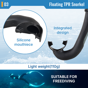 Aropec Tube de plongée professionnel intégré, souple et rigide en TPR, pour la pêche sous-marine OEM/ODM/OBM - Product Image 4