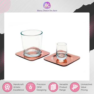 Professional Dealer of <b>Table</b> Decoration Barware <b>Copper</b> Cup Coaster to Hold Mugs and Cups for Home Restaurant and Bar Usage - Product Image 2