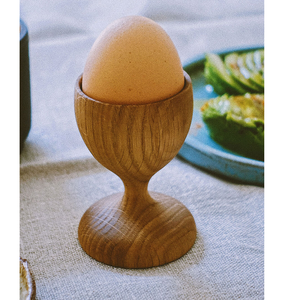 Soportes para Huevos de Madera de Haya sin Acabado, Artesanía Reciente, 2 Piezas, Personalizables, Precio al por Mayor - Product Image 5