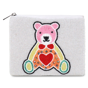 Classic Embroidered Beaded Digital Printed Pouch Pocket Money Type <b>Teens</b> Wallet Colorful Coin <b>Purse</b> Zipper Customized Wholesale - Product Image 5