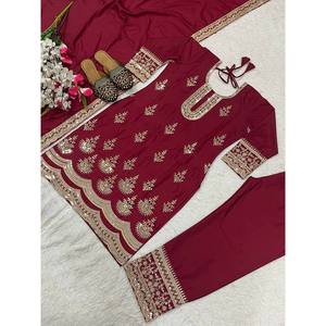 ชุดสูทปักลายสวยงามสำหรับผู้หญิงมีลำดับการเขียนโค้ด - Product Image 3