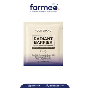 Masque pour les yeux 15ml à la caféine et à l'acide hyaluronique multi-formule anti-poches pour tous types de peaux, marque privée OEM/ODM - Product Image 1