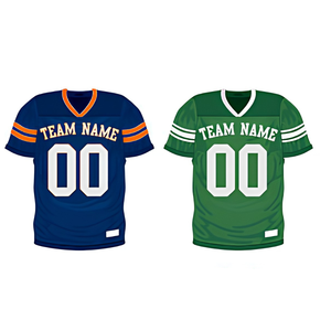 Maillots de football personnalisés à manches courtes, rayés, 100 % polyester, anti-humidité, kits uniformes, vente en gros, fournisseur OEM - Product Image 2