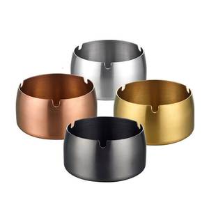 Elegant metal ashtray crafted with a sleek and durable design, perfect for indoor and outdoor use. - Product Image 5