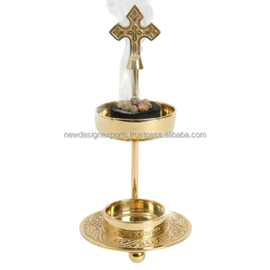 Quemador de Incienso Ajustable con Cruz Cristiana para Oración - Product Image 2