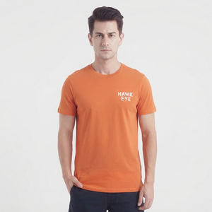 Camiseta de Cuello en V para Hombre, de Secado Rápido, Transpirable, Deportiva, Informal, Lisa, de Manga Corta, a la Moda, para la Temporada Actual - Product Image 1