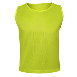 Soccer <b>Bibs</b> Team <b>Training</b> Vest with Customized Embroidery & Logo 100% Polyester Quick Dry Sleeveless Sports Vest for Adults - Product Image 1