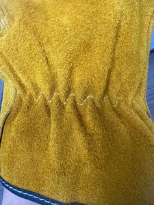 Unisex Winter <b>Full</b> Finger Cowhide Gloves Outdoor Fishing Welding Safety Gloves <b>Slip</b> Tear Resistant Warm Gloves - Product Image 2