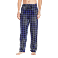Pantalones de Pijama Clásicos de Algodón 100% Transpirables y Ecológicos para Hombre, Tallas Grandes, Pantalones de Dormir Casuales, Cálidos y Elegantes