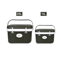 Sac isotherme portable 20L en PE imperméable avec compresseur, motifs léopard/camouflage personnalisés, maintien de la glace pendant 5 jours, camping