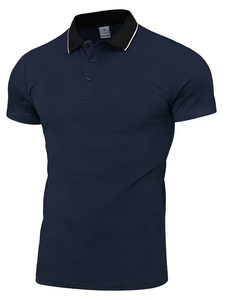 Men's Short-sleeve 100% Cotton Anti-Wrinkle Shirt Lapel Print Fitted Casual Sportswear <b>Top</b> for Business Travel <b>Work</b> Dates Home - Product Image 3
