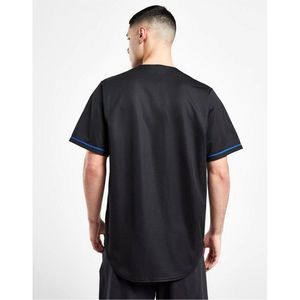 Camiseta de Béisbol al por Mayor con Botones, Bordado Personalizado en Tela Tackle Twill, Uniforme de Equipo con Rayas, 100% Poliéster Antibacteriano, Sin Mangas - Product Image 2