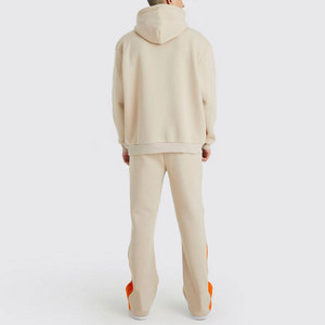 Ensemble de survêtement athlétique professionnel pour hommes, veste de sport ajustée, pantalon fuselé assorti, tenue de course, de fitness et d'entraînement - Product Image 2