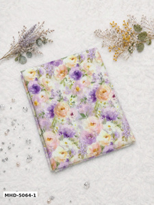 Tissu imprimé floral, largeur 58/60 pouces, 100% polyester, tissé, respirant, léger, 60 GSM, textile d'ameublement, modèle 8027 - Product Image 3