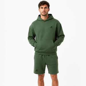 Best Design <b>Top</b> Selling Men Hoodies And Shorts Sets Hot Sale Professional Manufacturer Made Men Hoodies And Shorts Sets - Product Image 3