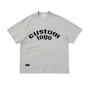 เสื้อยืดแขนสั้นสีดำสำหรับผู้ชาย คอกลม ทรงปกติ ผ้าคอตตอนเจอร์ซีย์ พิมพ์ลายตัวอักษร สไตล์ลำลอง โลโก้ด้านหน้า - Product Image 6