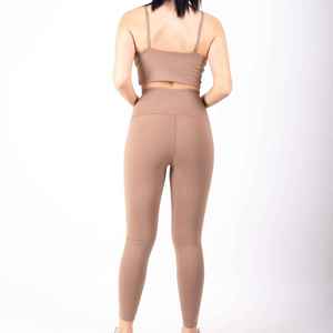 Prix de gros, logo personnalisé, ensembles de yoga et de fitness pour femmes, leggings de yoga avec hauts, ensemble de yoga deux pièces pour femmes - Product Image 6