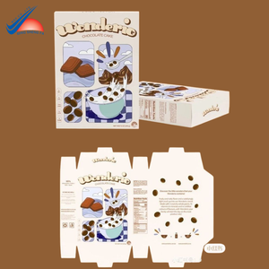Emballage de boîte de céréales imprimé sur mesure |   Boîte en papier de qualité alimentaire - Product Image 1