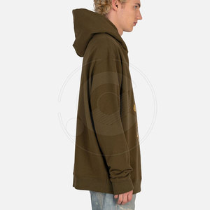 Sweat à capuche brodé 3D style moderne, en mélange de coton doux, coutures durables, broderie 3D tendance pour un port quotidien confortable - Product Image 2