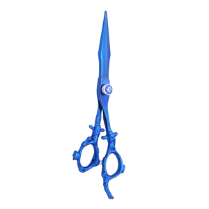 <b>Long</b> 15cm Barber Hair Dressing <b>Shears</b> Easy <b>Handling</b> Barber Hair Cut and Shape Scissors New Designed Hot Blue Color Hair Scissors - Product Image 5