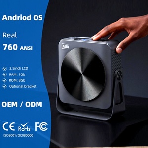 Proyector de TV Inteligente AUN A005, Compatible con 4K, Tiro Corto, Modelo 2026, Android 11, Bluetooth 5, Alto Lumen, Full HD 1080P, LCD, Cine en Casa - Product Image 1
