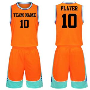 Conjuntos deportivos de baloncesto personalizables para hombre, camisetas transpirables con nombre de equipo y estampado de números, ropa de entrenamiento de talla grande - Product Image 1
