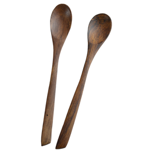 Cuchara para Sopa de Diseño Natural en Madera, la Mejor Cuchara y Cubertería para Comedor, Diseño con Acabado Natural para Cocina - Product Image 3