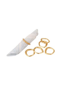 Modern Stainless Steel Square Napkin Rings 4.5cm Width Durable <b>Table</b> Decoration for Party - Product Image 6