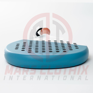 Raqueta de pádel de tamaño estándar para partidos, raquetas de pádel de fibra de carbono de alta calidad, lisas y sin decoración, con todas las tallas disponibles. - Product Image 5